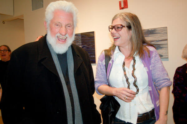 Ed with art critic Shana Nys Drambot