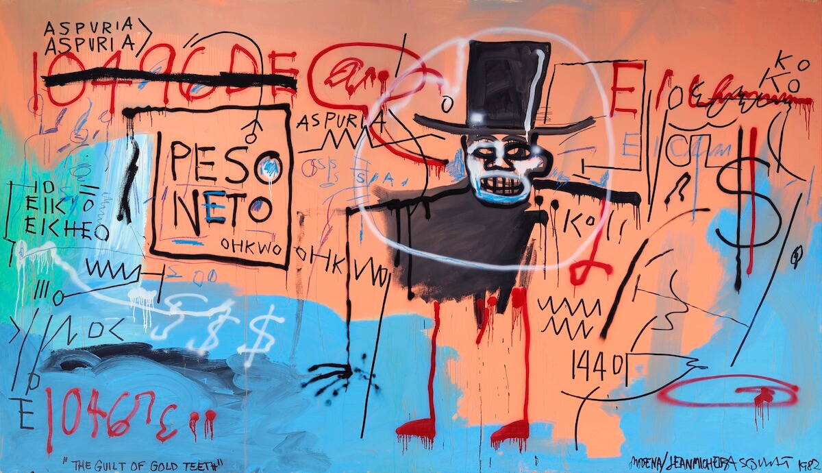Jean Michel Basquiat, The Guilt of Golden Teeth 1982