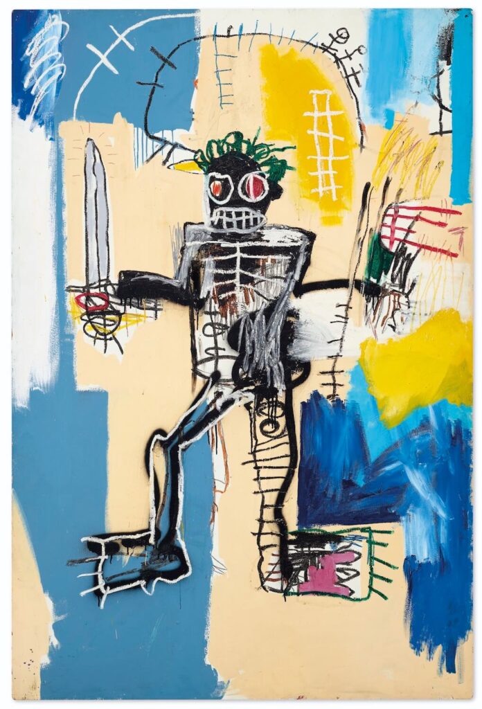 Jean Michel Basquiat Warrior 1982