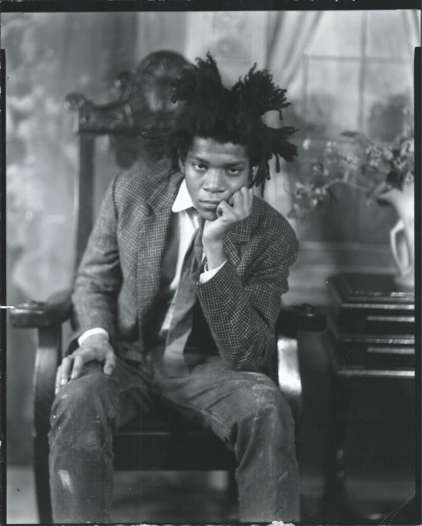 Jean Michel Basquiat in 1982
